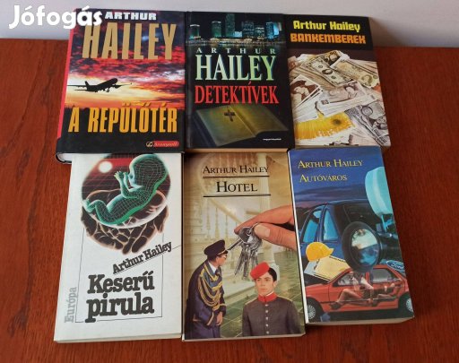 Arthur Hailey könyvcsomag / 7 db könyv