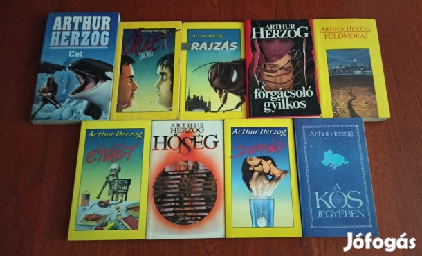 Arthur Herzog könyvcsomag / 9 db könyv