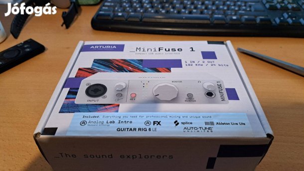 Arturia Minifuse 1 usb külső hangkártya