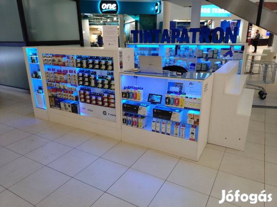 Árusító pult (szigetpult) bevásárló központokba eladó 