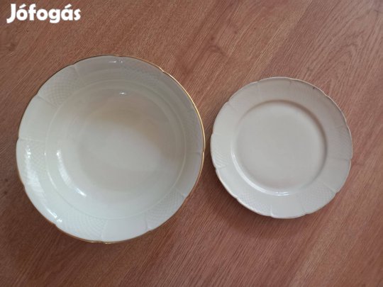 Arzberg Bavaria porcelán mély tál és kistányér együtt 800ft