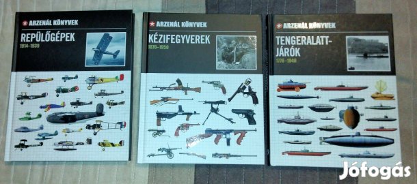 Arzenál könyvek sorozatból (Kézifegyverek-Repülőgépek - Tengeralattjár