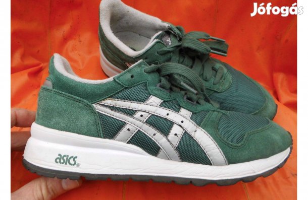 Asics Lyte zöld bőr 38.5-es női utcai cipő eladó,