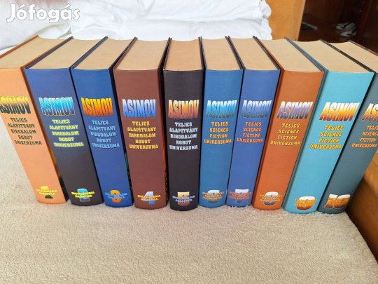 Asimov teljes Univerzumának teljes 10 kötete