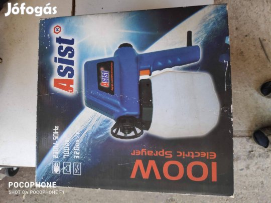 Asist elektromos festőpisztoly Új
