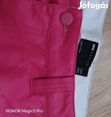 Asos pink bőr női nadrág 42 L