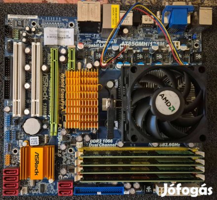 Asrock A785Gmh128M AM2+ / AM2 /AM3 alaplap Athlon II X4 procival eladó