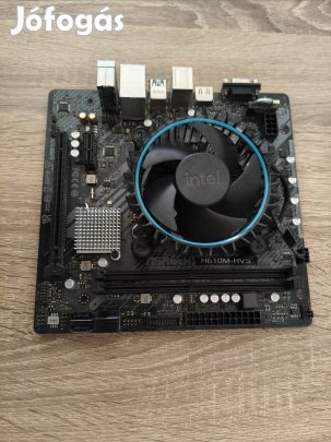 Asrock h610m hvs(lga 1700) alaplap+hűtő.