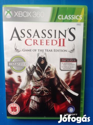 Assassins Creed II GOTY "xbox360-one-series játék eladó-csere