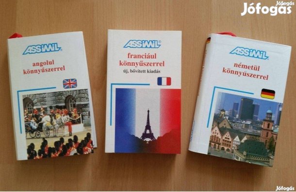 Assimil Angol Német Spanyol Francia tananyag hang anyag könyv