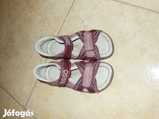 Asso bőr szandál és pink tavaszi vászon, torna cipő. 30