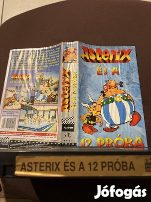 Asterix és a 12 próba mese vhs 