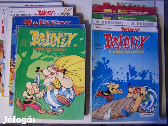 Asterix képregények (16 db, csak egyben)