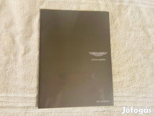Aston Martin 2008 modellprogram prospektus, katalógus, brossúra