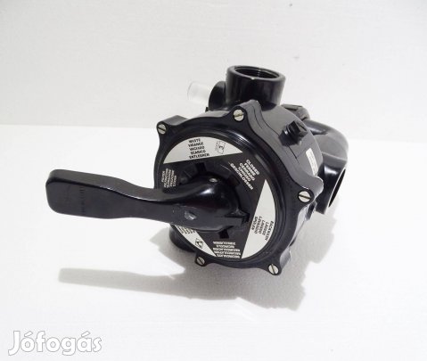 Astralpool medence homokszűrő 6 utas oldalsó váltószelep fekete