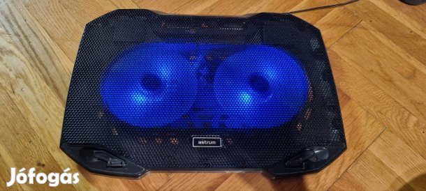 Astrum Laptop hűtő 2 nagy ventillátorral 17"-ig  CP170