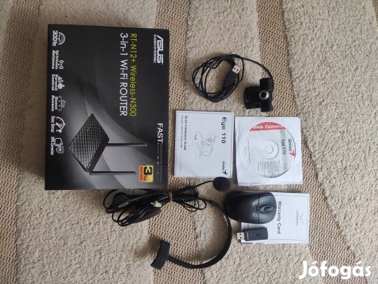 Asus 3-in-1wi-fi router+ajándék 