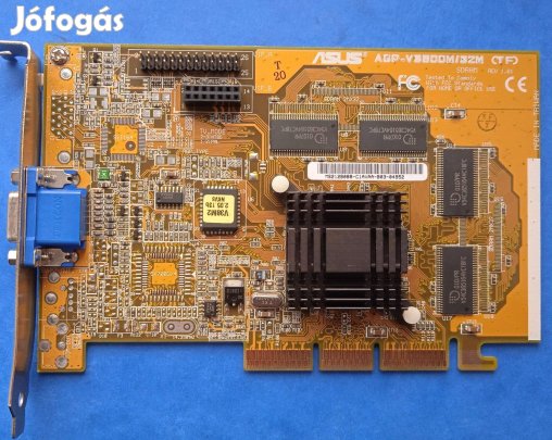 Asus AGP-V3800M/32M 32MB AGP grafikus kártya