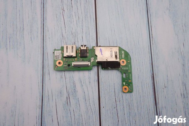 Asus F555 laptop USB audio kártyaolvasó panel 69N0R7B10B03-01 60NB0620