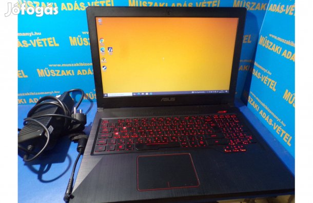 Asus FX503VD Gamer Notebook jótállással