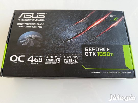 Asus Geforce Gtx 1050 TI 4GB Gddr5 Videokártya
