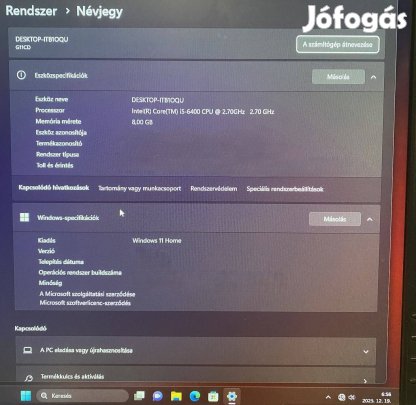 Asus Intel 6.-gen i5-ös Játékos-Pc2-Eladó !!!