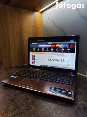 Asus K53S laptop i5 / 8GB RAM / GT 540M / 500GB HDD Frissen telepítve!