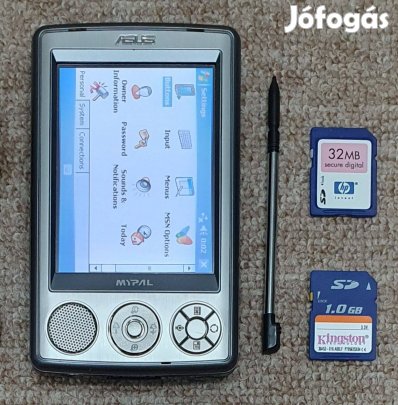 Asus Mypal A636, PDA kéziszámítógép, GPS Bluetooth Wifi