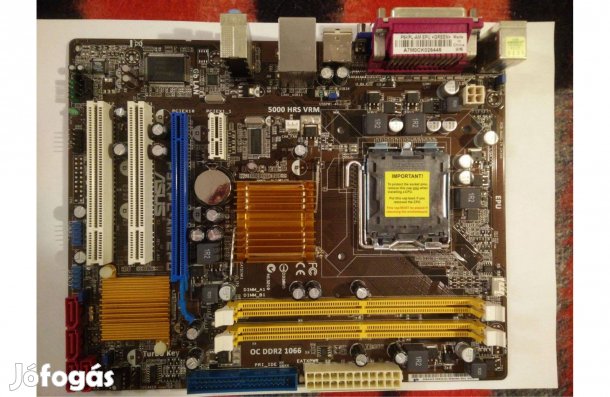 Asus P5KPL-AM EPU alaplap, nem használt