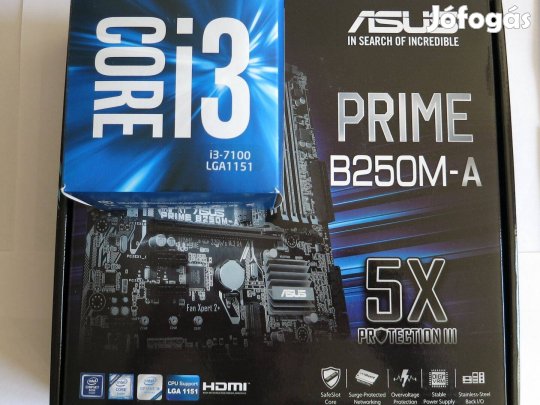 Asus Prime B250M-A + Intel i3-7100