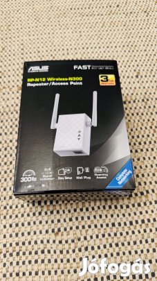 Asus RN-N12 wireless-N300 wifi jelerősítő eladó
