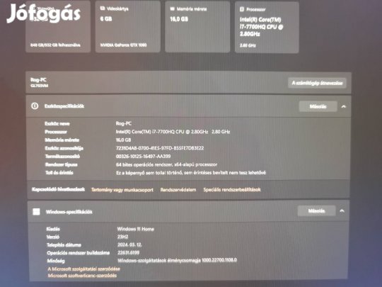Asus ROG GL703VM