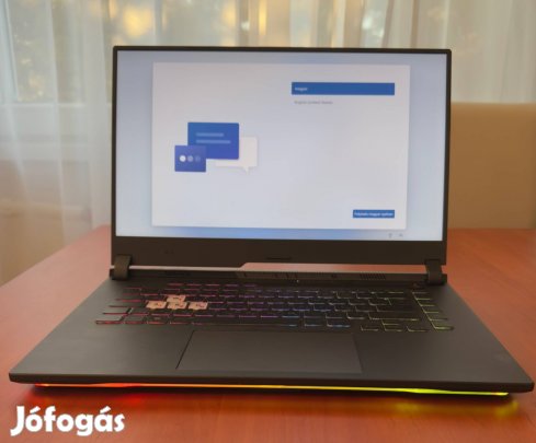 Asus ROG Strix G15 (G513) Gamer Laptop - Dobozában + Gyári táskával!