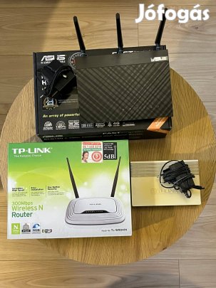Asus RT-N18U 2.4Ghz 600Mbps (Ver. A1) wifi router (dobozos, töltővel)
