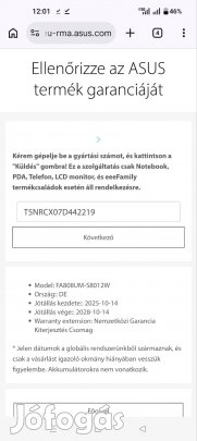 Asus Tuf A18 , Ryzen 7 260, Rtx 5060, 1TB. 16GB,Garancia
