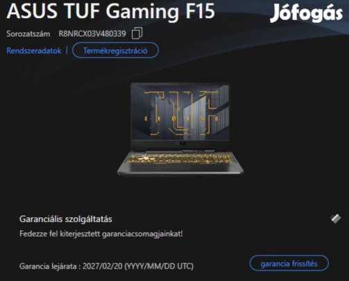 Asus Tuf Gaming F15