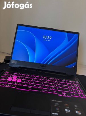 Asus Tuf Gaming F15 laptop + Trust Gxt Gaming egér