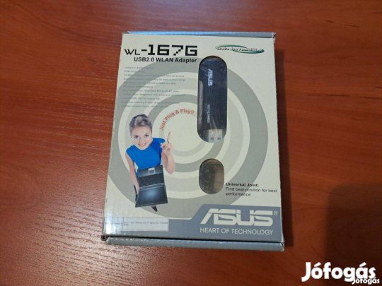 Asus USB-s WIFI hálózati adapter internet csatlakozáshoz dongle