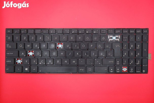 Asus X501 laptop billentyűzet gomb MP-11N66HU-920W