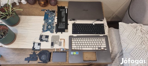 Asus Zenbook UX461U i5 8gen 8Gb notebook laptop ultrabook alkatrészek!