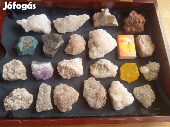 Ásvány kőzet gyűjtemény 