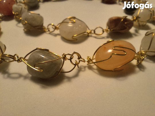 Ásvány nyaklánc marokkövekből