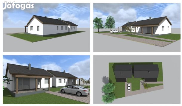 Ászár, 4 szobás  ikerház eladó