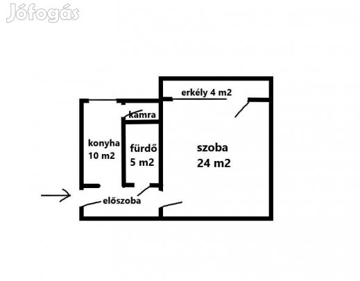 Aszódon kiadó 47 m2-es lakás