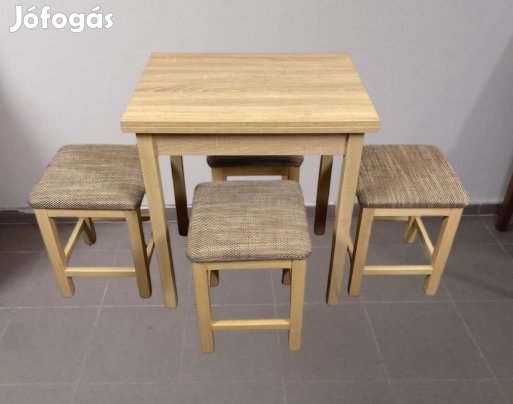Asztal 4 stokival