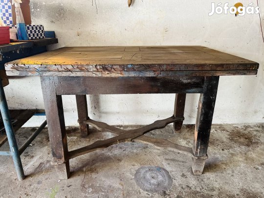 Asztal Bútor Antik Régiség Retro