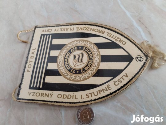 Asztali Foci zászló régi Cseh szép db