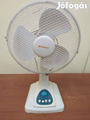 Asztali Ventilátor 3 Fokozat, Oszcilláló Funkció, Kiváló Állapot