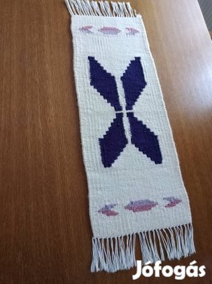 Asztali futó terítő gyapjú szőttes asztalterítő kis szőnyeg 