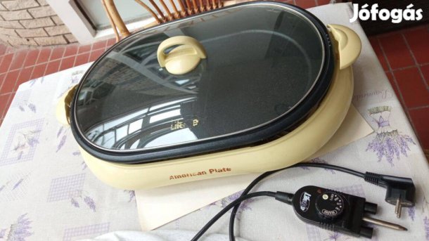 Asztali grill 56x35 cm megkímélt állapotban 5000 Ft